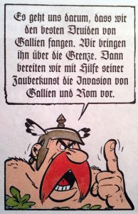 Gotische Flüche in Asterix und die Goten