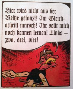 Militarismus in Asterix und die Goten