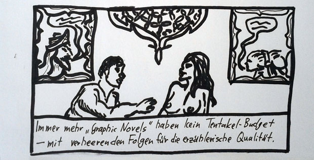 Immer mehr Graphic Novels haben kein Tentakel-Budget. 