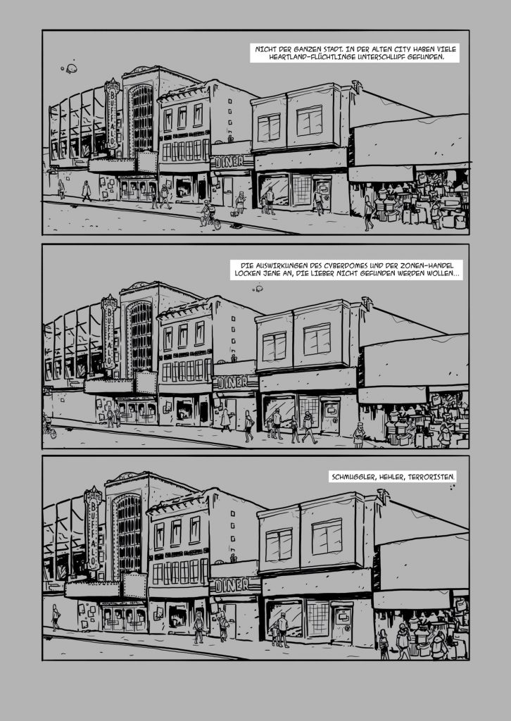 Buffal - Shaes Downtown Yellow Stone Comic